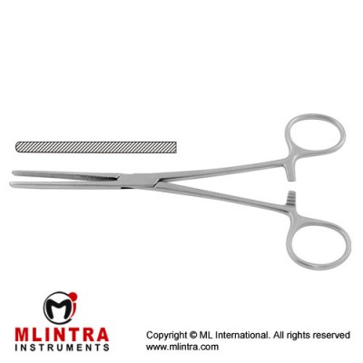 Doyen Intestinal Clamp Straight Stainless Steel, 23.5 cm - 9 1/4" Doyen Intestinal Clamp Straight Stainless Steel, 23.5 cm - 9 1/4"